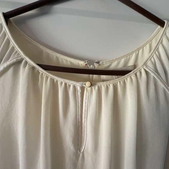 LOFT Stylish Pink and White Sleeveless Dress - Picture 2 of 6